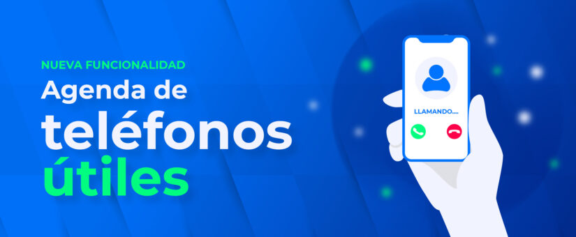 Agenda de teléfonos útiles en autogestión